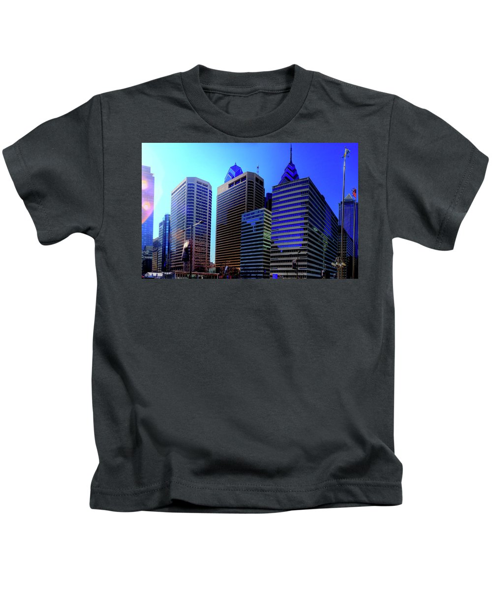 Panorama 3186 15th St and John F. Kennedy Blvd - Kids T-Shirt