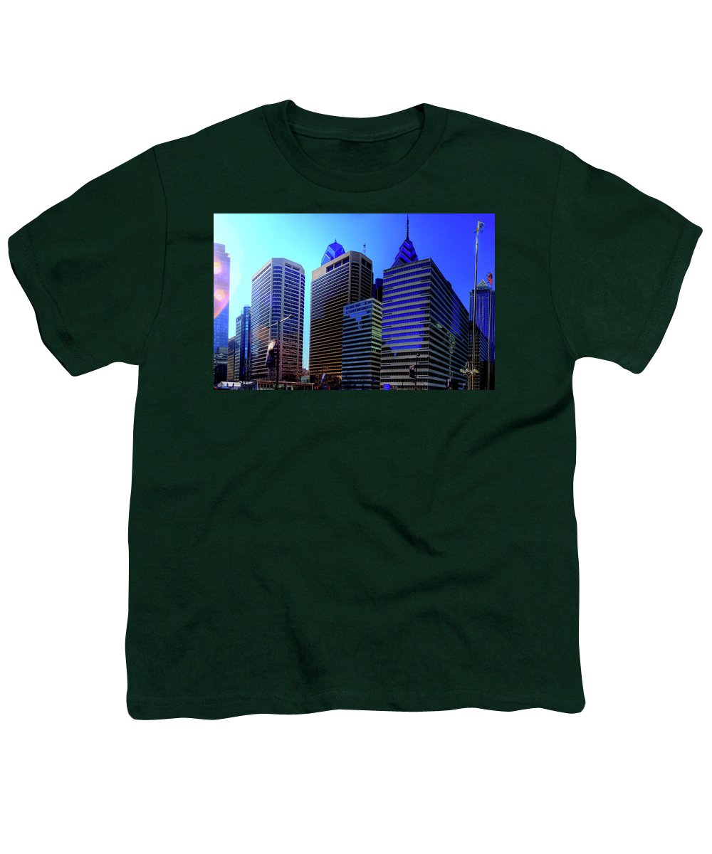 Panorama 3186 15th St and John F. Kennedy Blvd - Youth T-Shirt