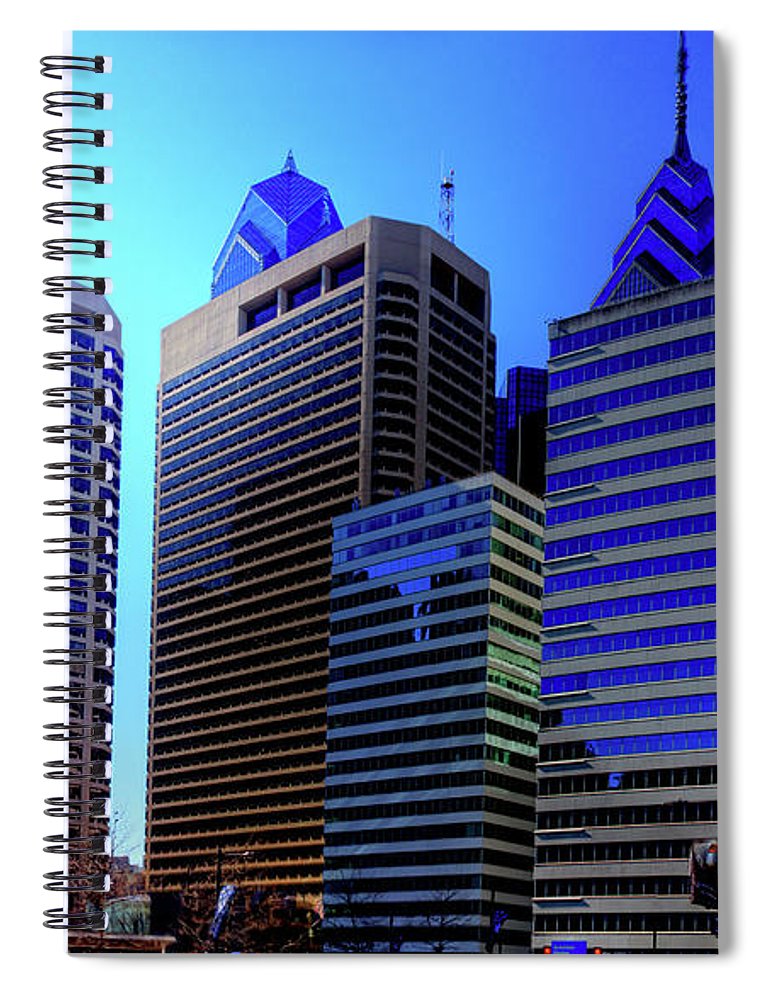 Panorama 3186 15th St and John F. Kennedy Blvd - Spiral Notebook