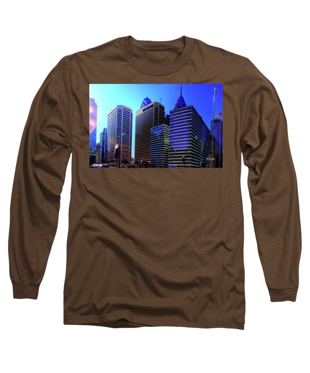 Panorama 3186 15th St and John F. Kennedy Blvd - Long Sleeve T-Shirt