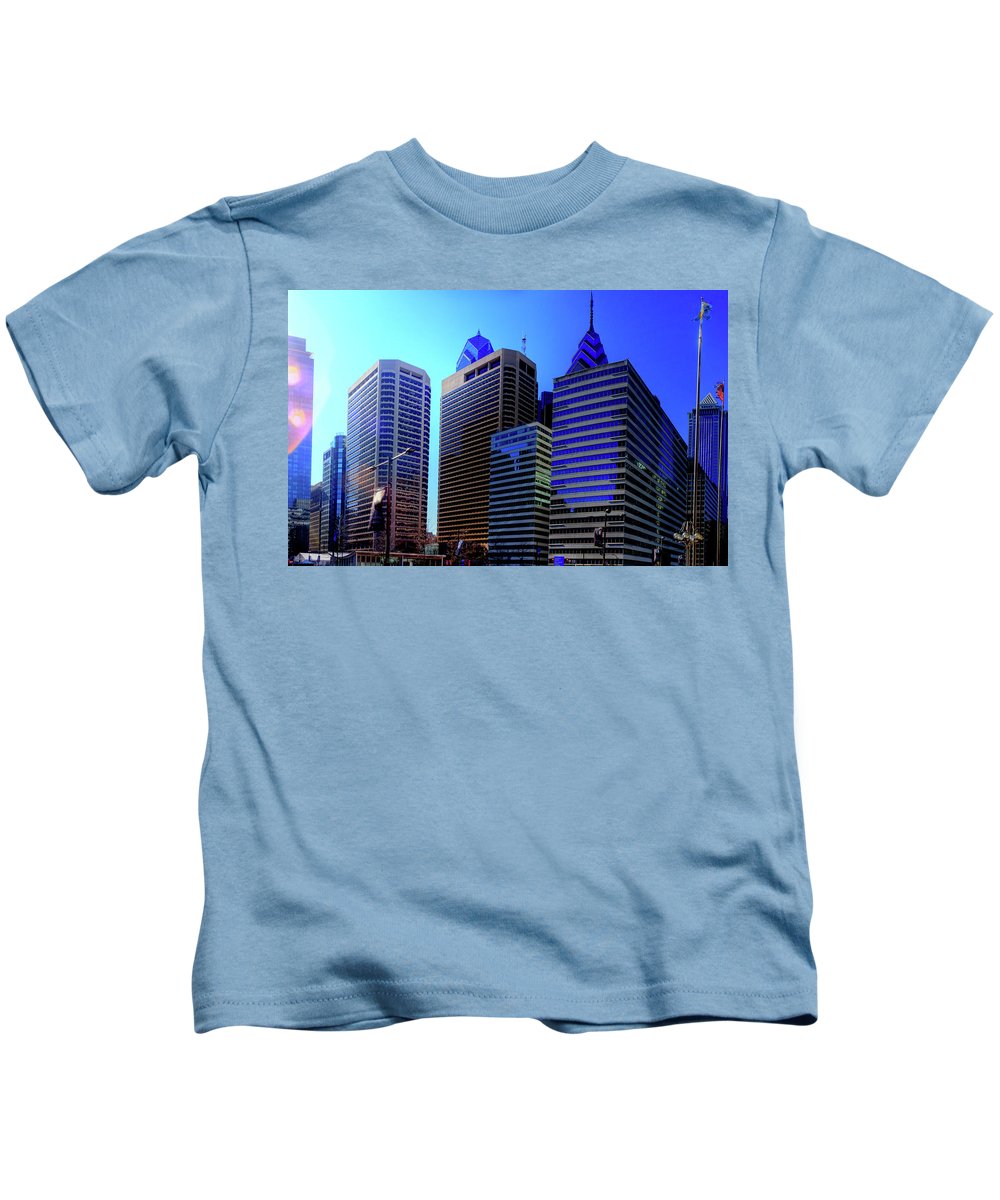 Panorama 3186 15th St and John F. Kennedy Blvd - Kids T-Shirt