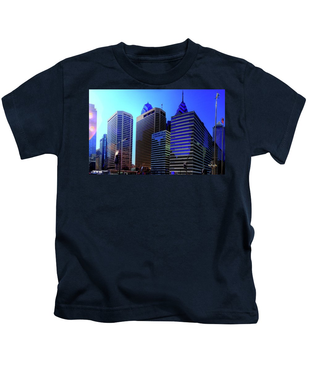 Panorama 3186 15th St and John F. Kennedy Blvd - Kids T-Shirt