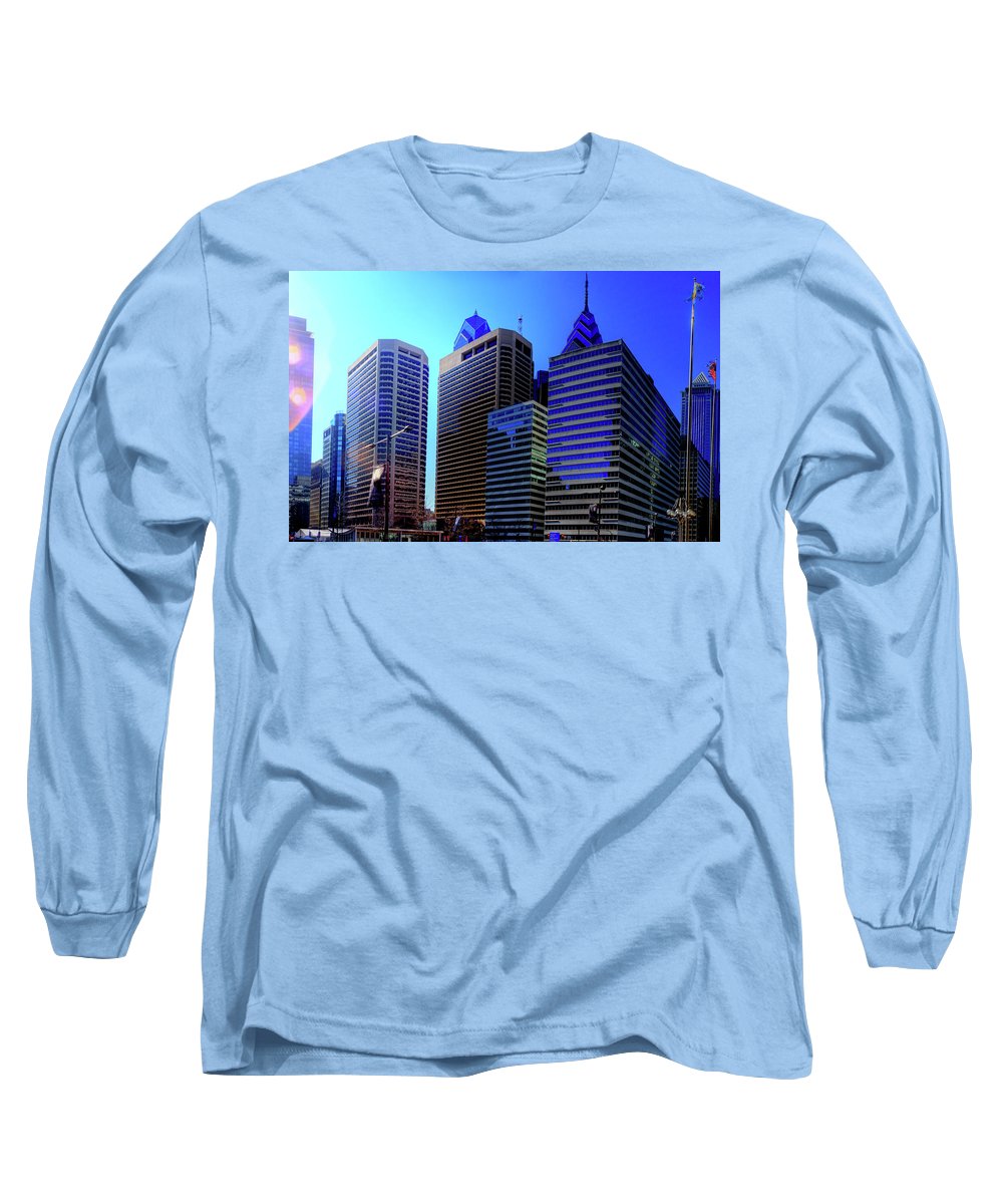 Panorama 3186 15th St and John F. Kennedy Blvd - Long Sleeve T-Shirt