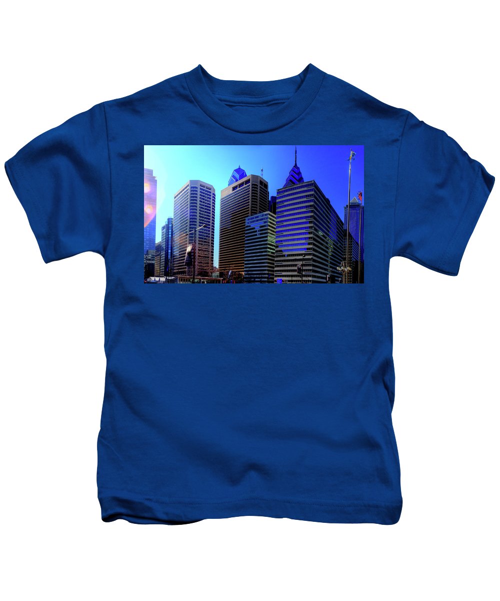 Panorama 3186 15th St and John F. Kennedy Blvd - Kids T-Shirt