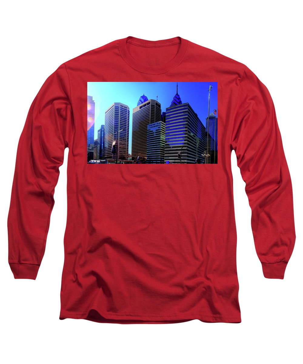 Panorama 3186 15th St and John F. Kennedy Blvd - Long Sleeve T-Shirt