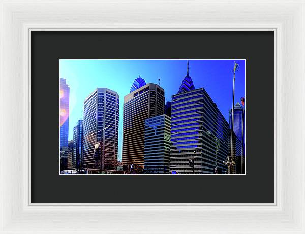 Panorama 3186 15th St and John F. Kennedy Blvd - Framed Print