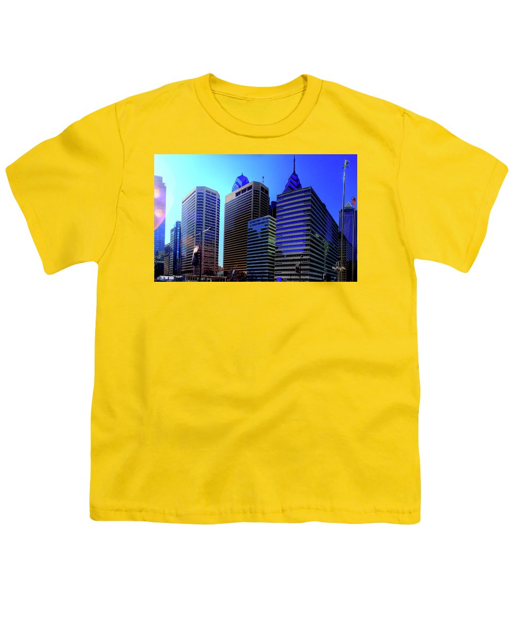 Panorama 3186 15th St and John F. Kennedy Blvd - Youth T-Shirt