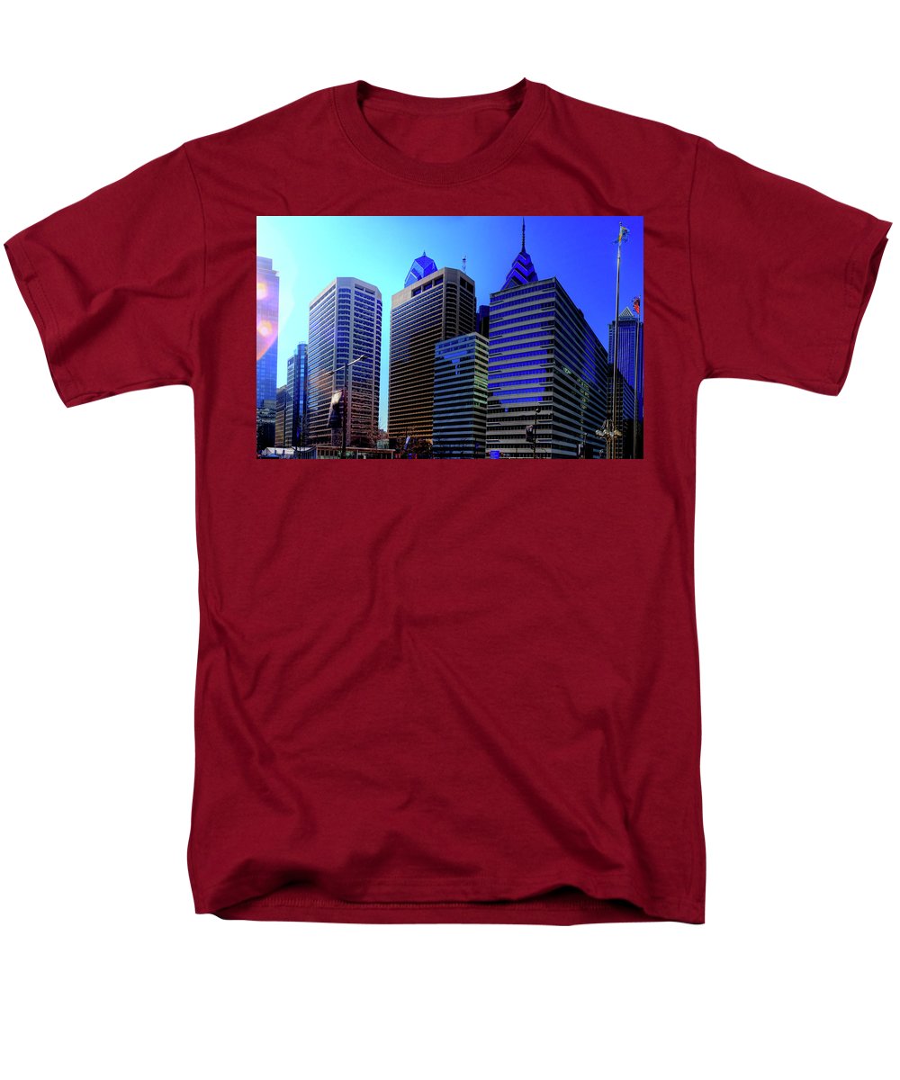 Panorama 3186 15th St and John F. Kennedy Blvd - Men's T-Shirt (Regular Fit)