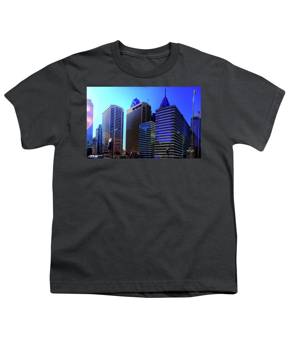 Panorama 3186 15th St and John F. Kennedy Blvd - Youth T-Shirt