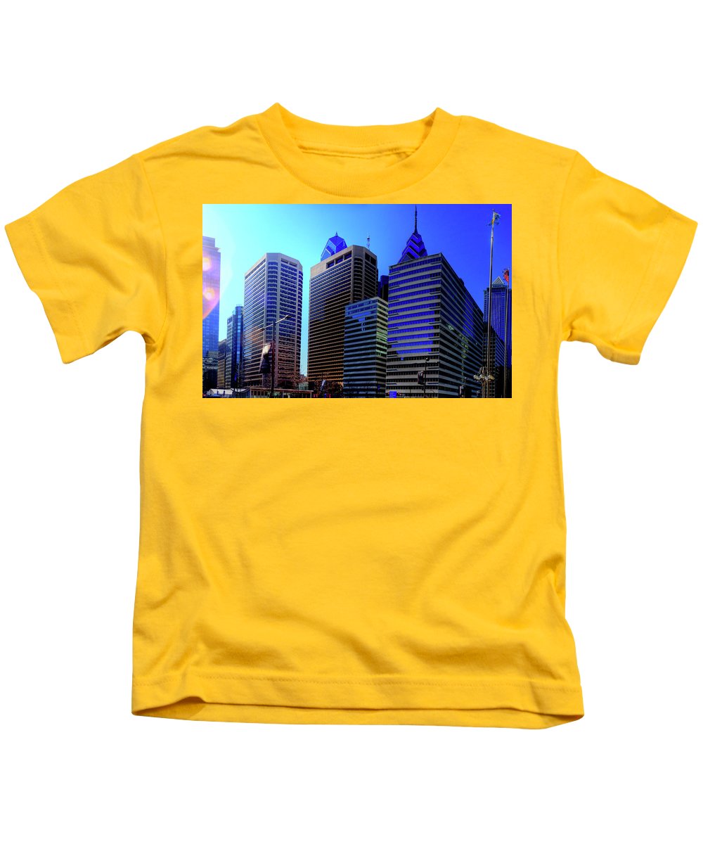 Panorama 3186 15th St and John F. Kennedy Blvd - Kids T-Shirt