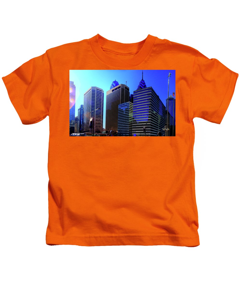 Panorama 3186 15th St and John F. Kennedy Blvd - Kids T-Shirt