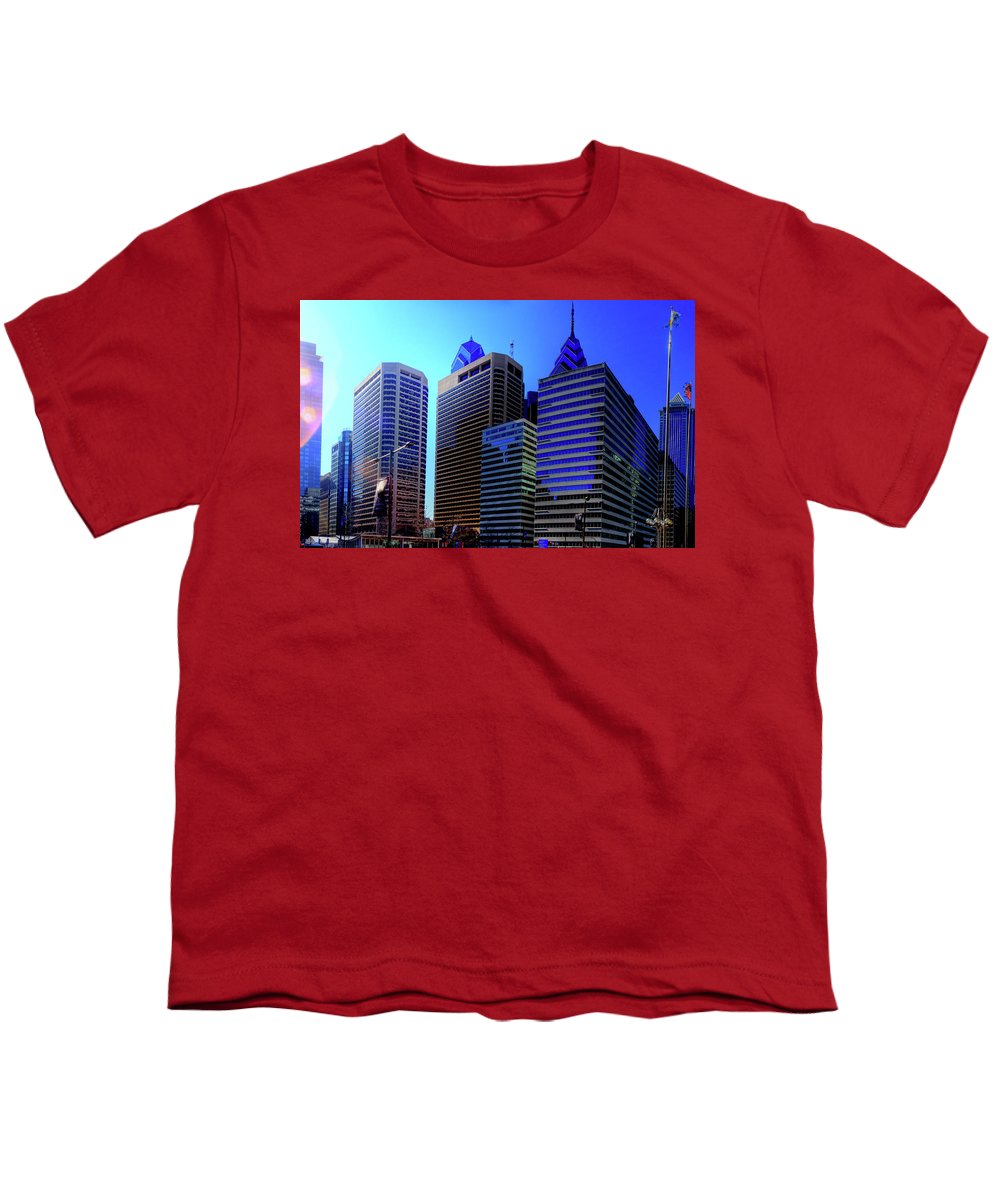 Panorama 3186 15th St and John F. Kennedy Blvd - Youth T-Shirt