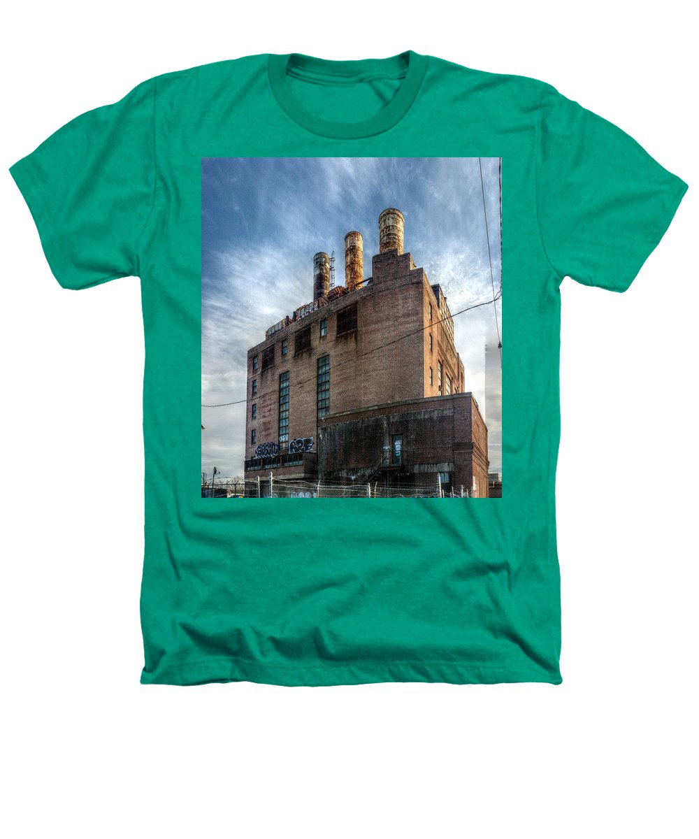Panorama 3206 Willow Street Steam Plant - Heathers T-Shirt