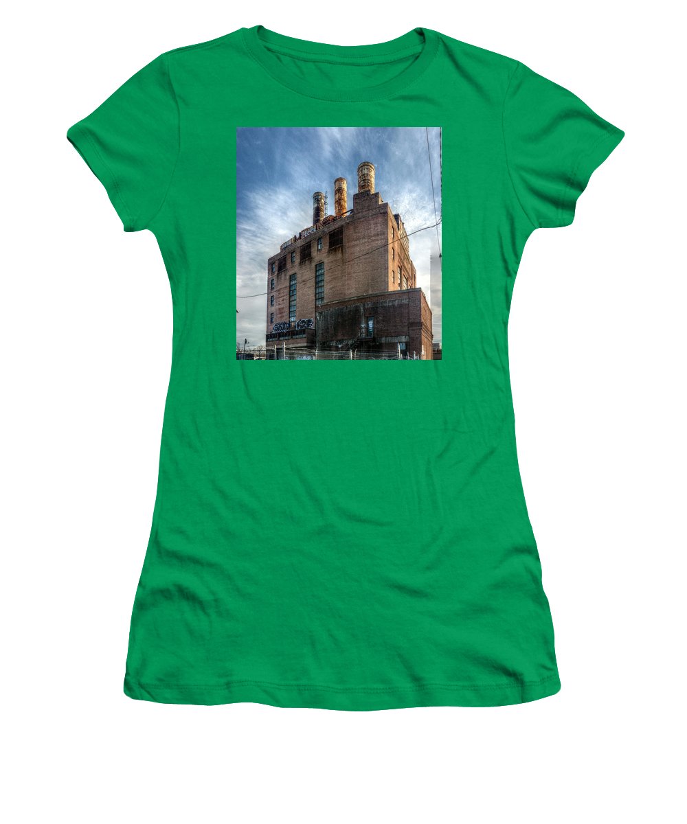 Panorama 3206 Willow Street Steam Plant - Women's T-Shirt