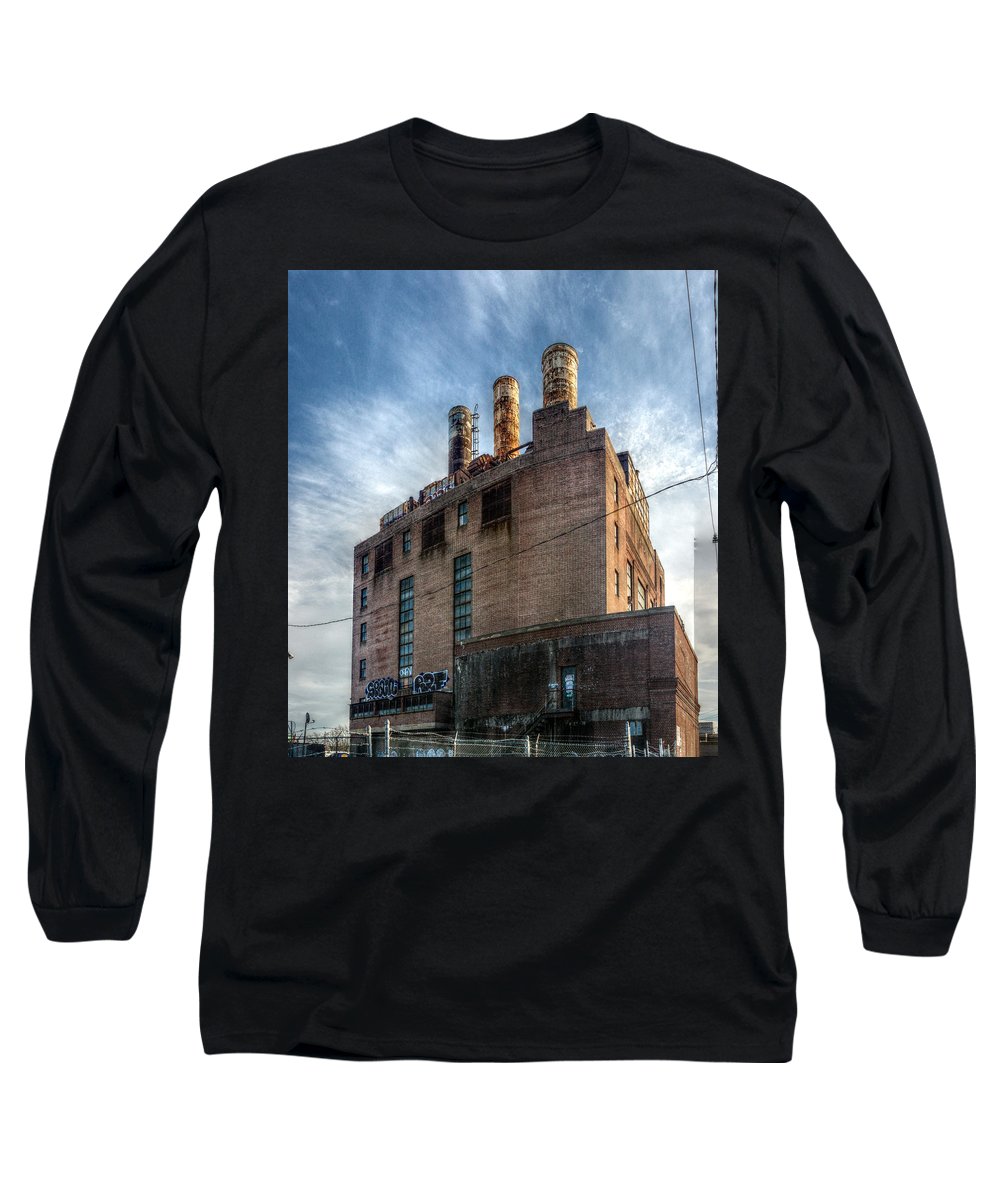 Panorama 3206 Willow Street Steam Plant - Long Sleeve T-Shirt