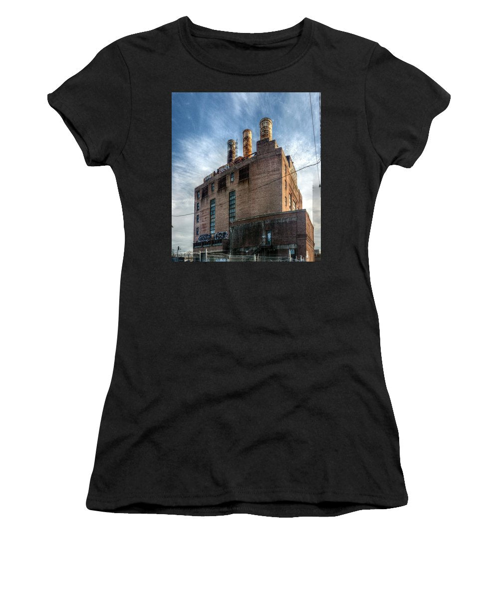 Panorama 3206 Willow Street Steam Plant - Women's T-Shirt