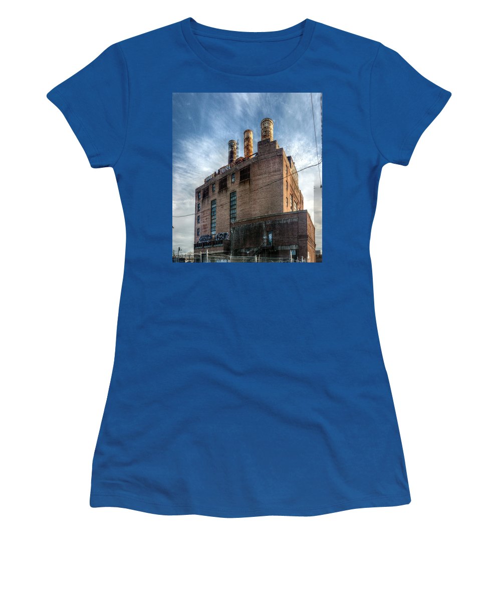 Panorama 3206 Willow Street Steam Plant - Women's T-Shirt