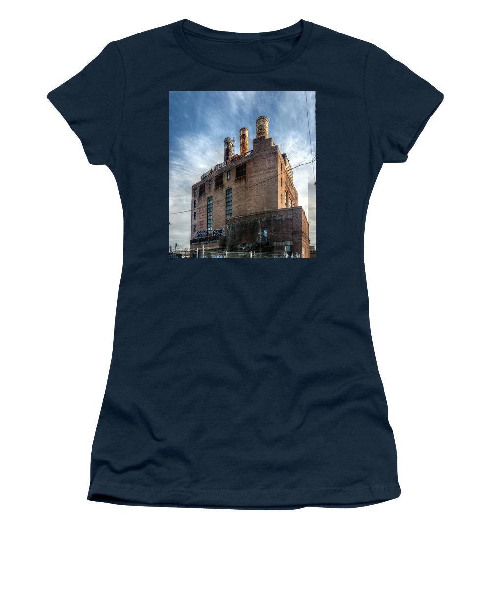 Panorama 3206 Willow Street Steam Plant - Women's T-Shirt