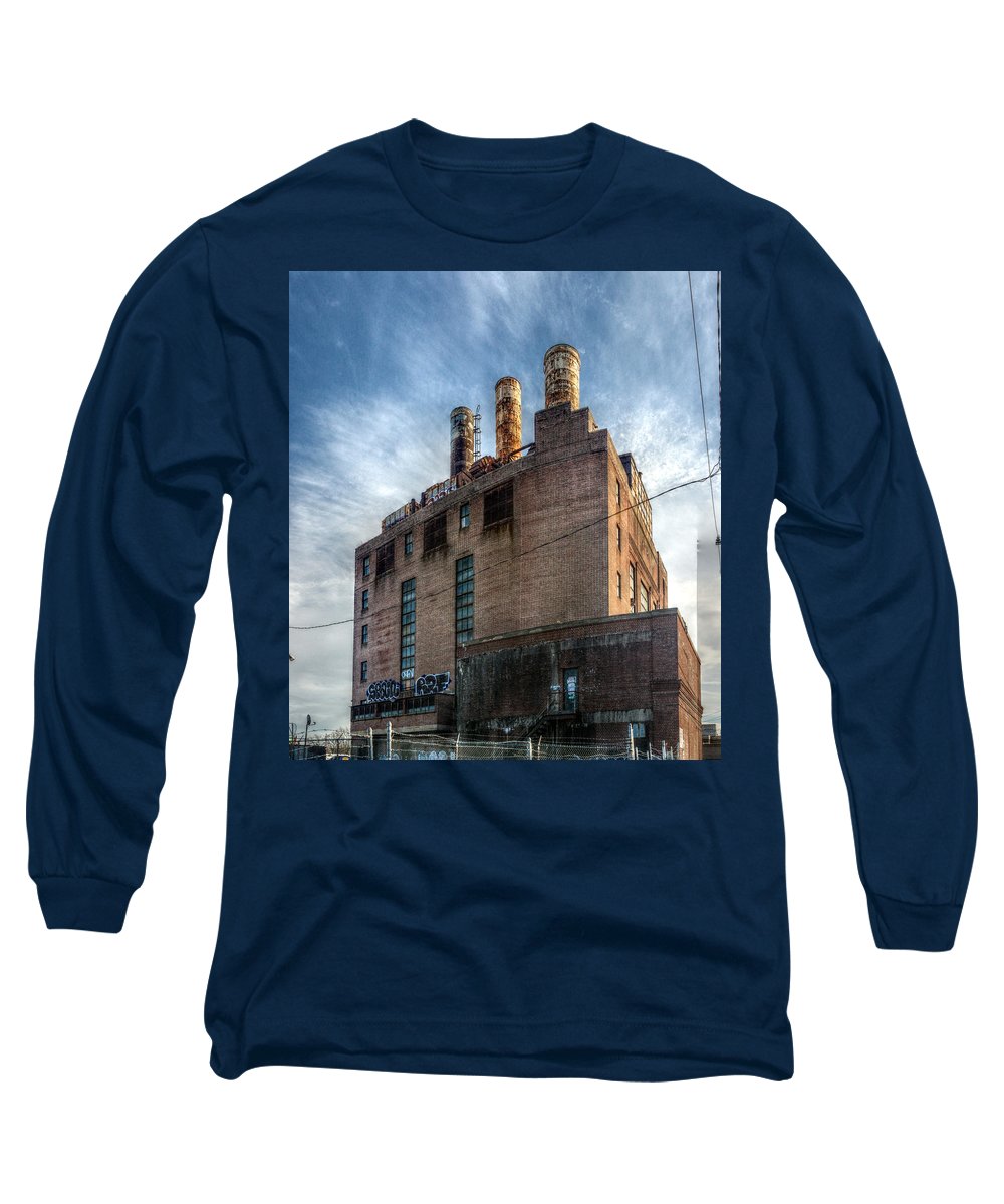 Panorama 3206 Willow Street Steam Plant - Long Sleeve T-Shirt