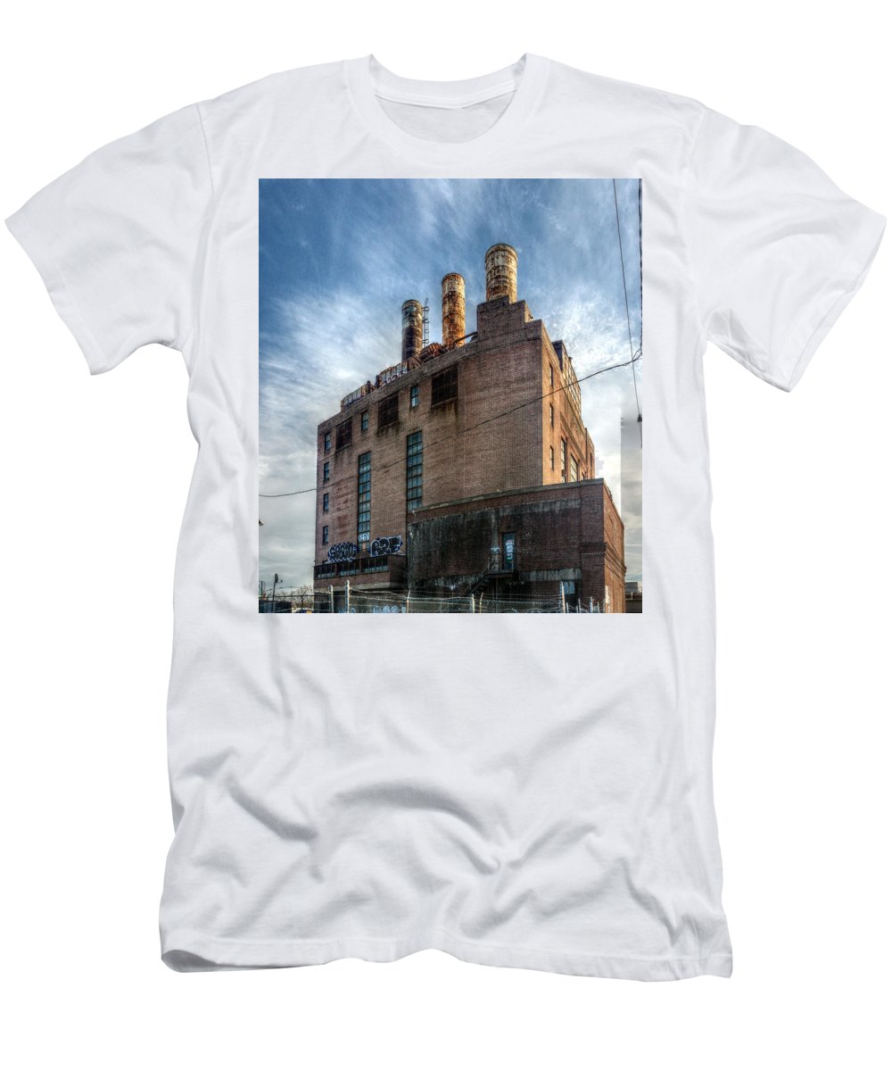 Panorama 3206 Willow Street Steam Plant - T-Shirt