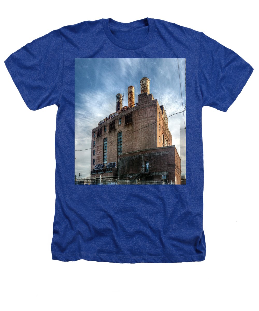 Panorama 3206 Willow Street Steam Plant - Heathers T-Shirt