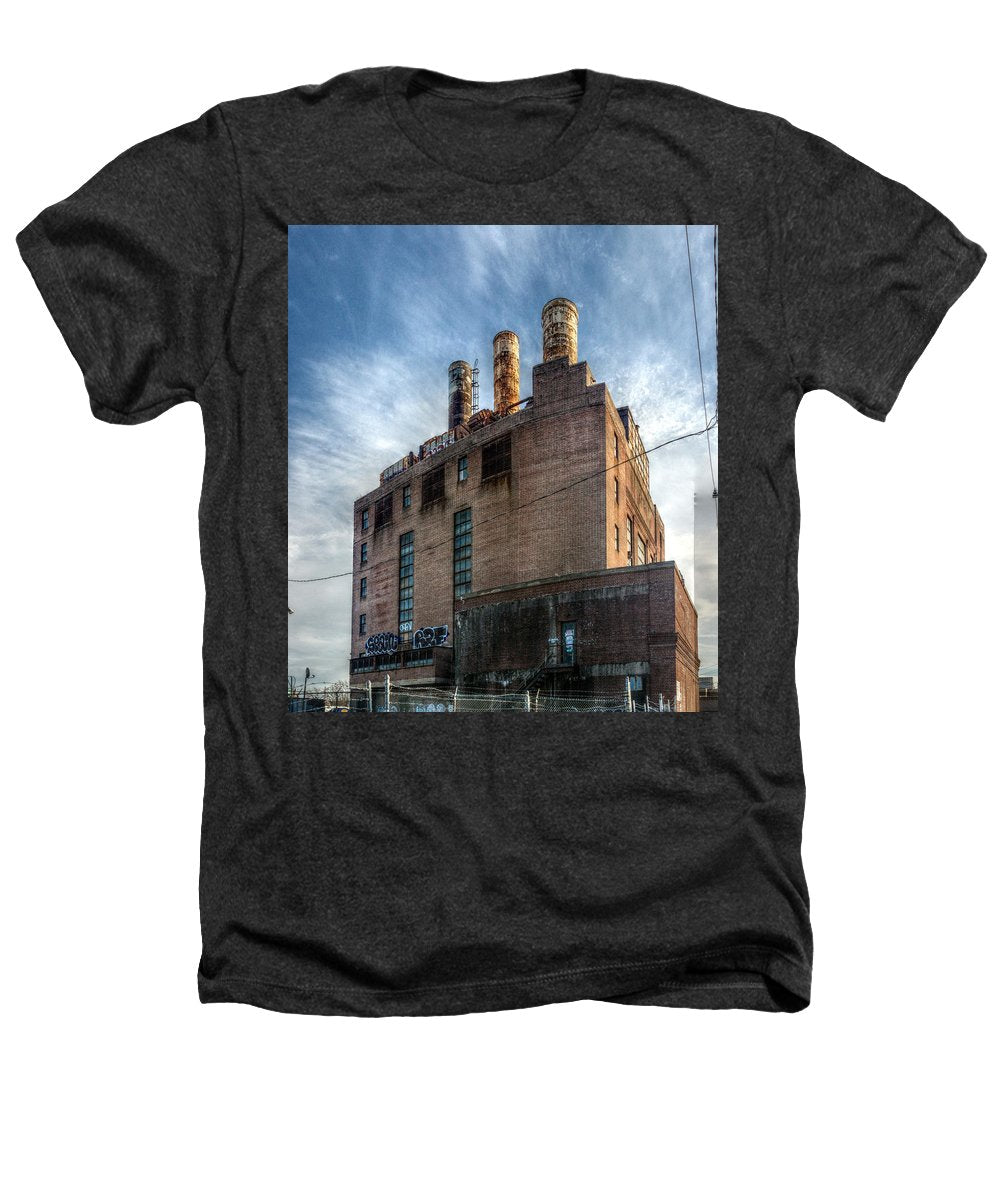Panorama 3206 Willow Street Steam Plant - Heathers T-Shirt