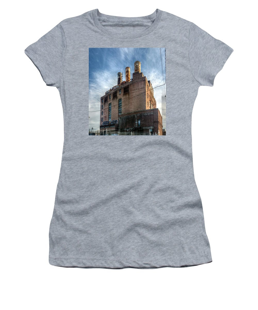 Panorama 3206 Willow Street Steam Plant - Women's T-Shirt