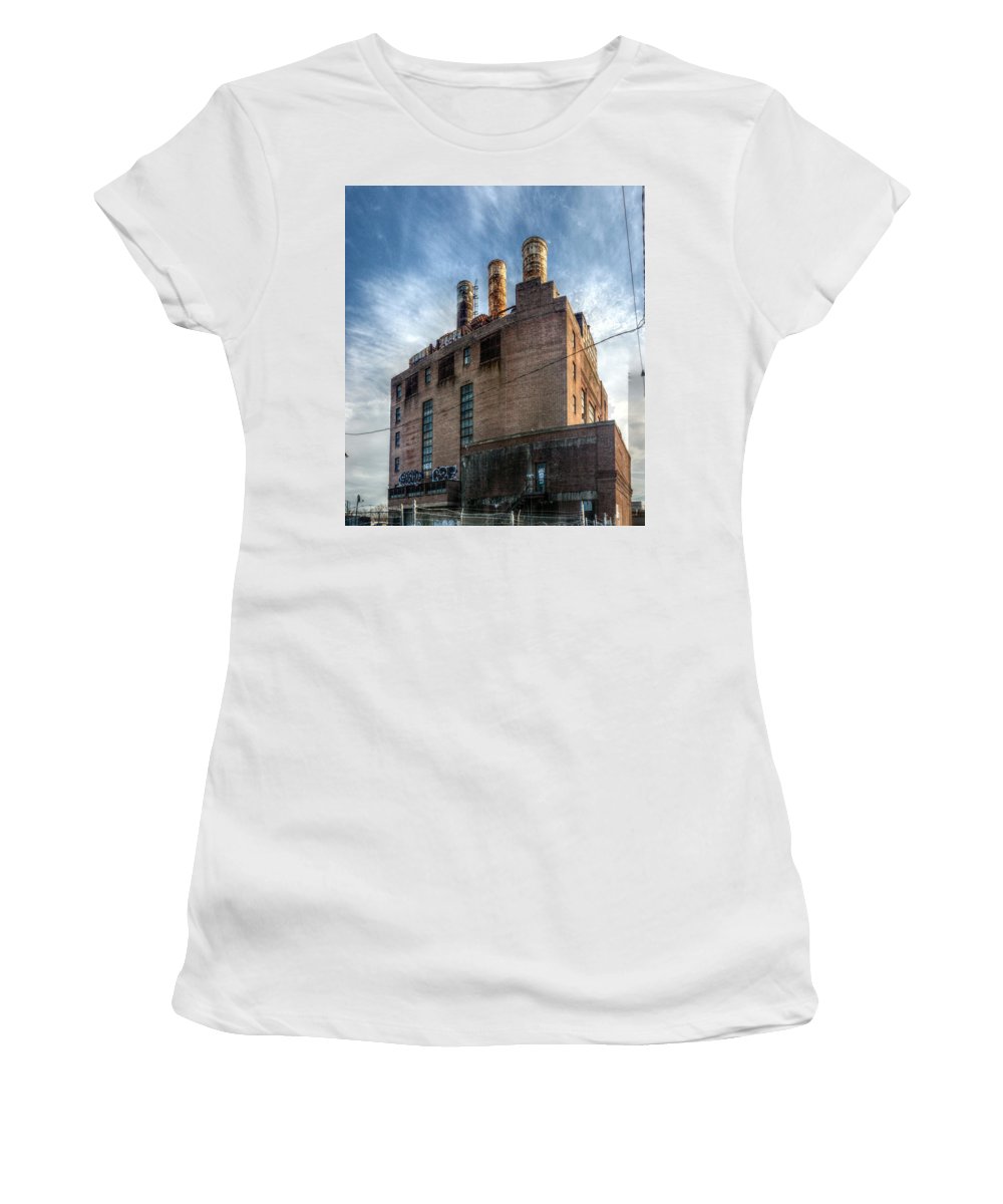 Panorama 3206 Willow Street Steam Plant - Women's T-Shirt