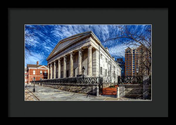 Panorama 3273 Second Bank of the United States - Framed Print