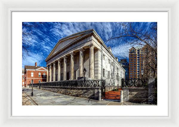 Panorama 3273 Second Bank of the United States - Framed Print
