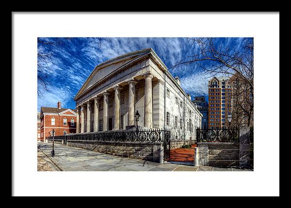 Panorama 3273 Second Bank of the United States - Framed Print