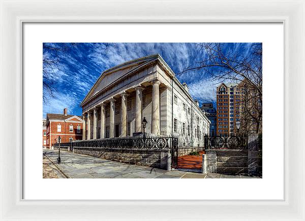 Panorama 3273 Second Bank of the United States - Framed Print