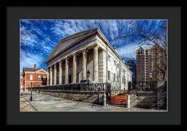 Panorama 3273 Second Bank of the United States - Framed Print