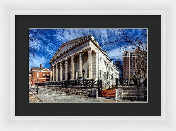 Panorama 3273 Second Bank of the United States - Framed Print