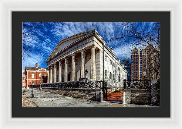 Panorama 3273 Second Bank of the United States - Framed Print