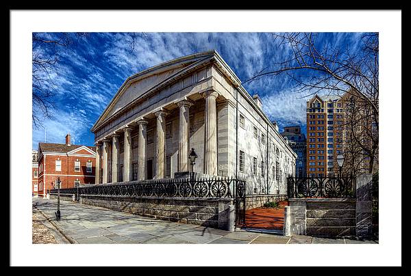 Panorama 3273 Second Bank of the United States - Framed Print
