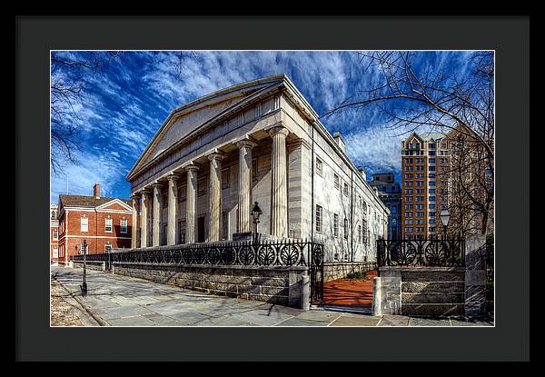 Panorama 3273 Second Bank of the United States - Framed Print