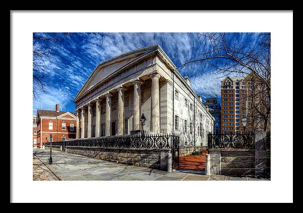 Panorama 3273 Second Bank of the United States - Framed Print
