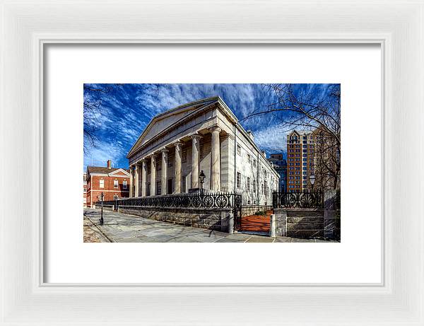 Panorama 3273 Second Bank of the United States - Framed Print