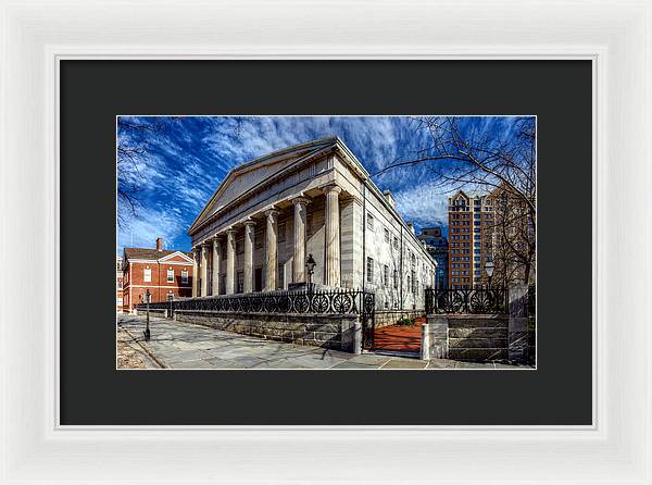 Panorama 3273 Second Bank of the United States - Framed Print