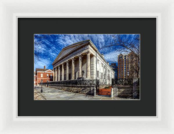 Panorama 3273 Second Bank of the United States - Framed Print