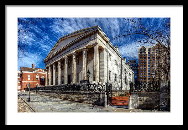Panorama 3273 Second Bank of the United States - Framed Print