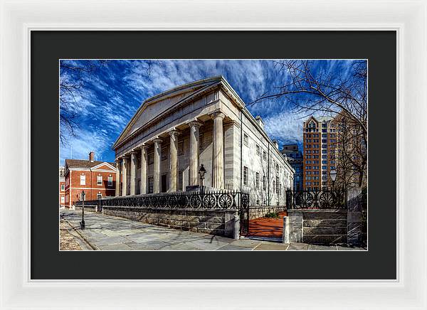 Panorama 3273 Second Bank of the United States - Framed Print