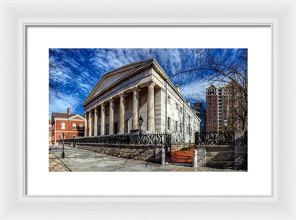 Panorama 3273 Second Bank of the United States - Framed Print
