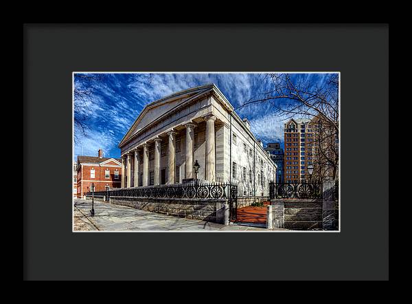 Panorama 3273 Second Bank of the United States - Framed Print