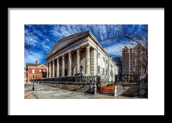Panorama 3273 Second Bank of the United States - Framed Print