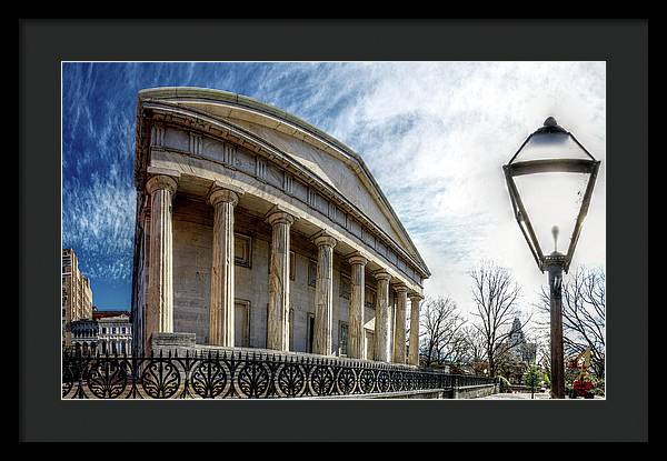 Panorama 3280 Second Bank of the United States - Framed Print
