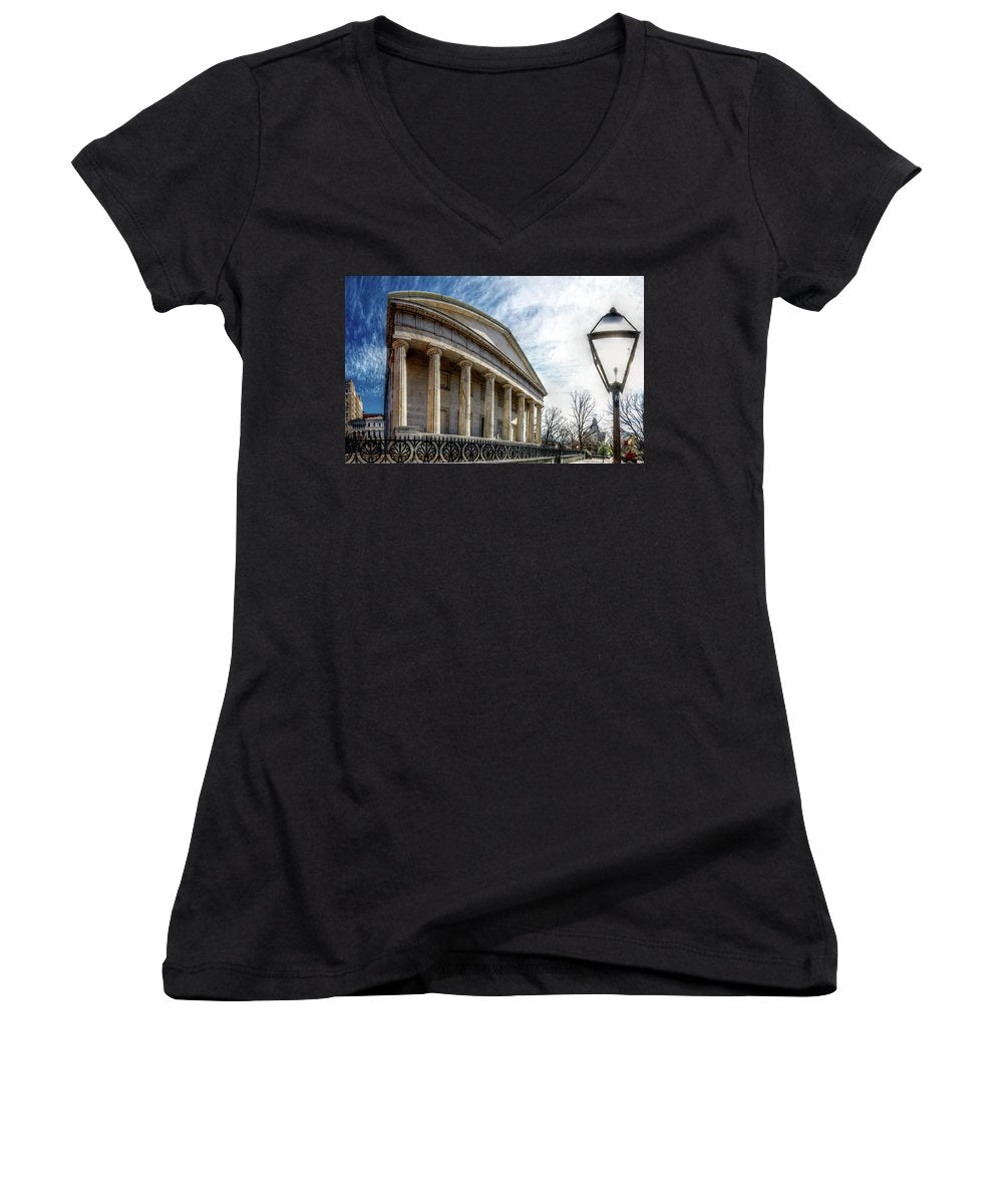 Panorama 3280 Second Bank of the United States - Women's V-Neck