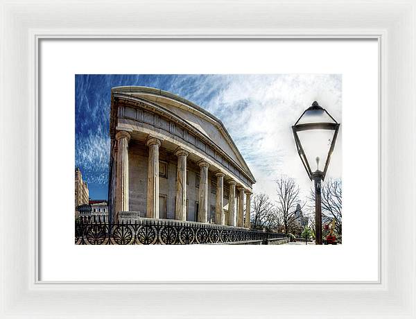 Panorama 3280 Second Bank of the United States - Framed Print