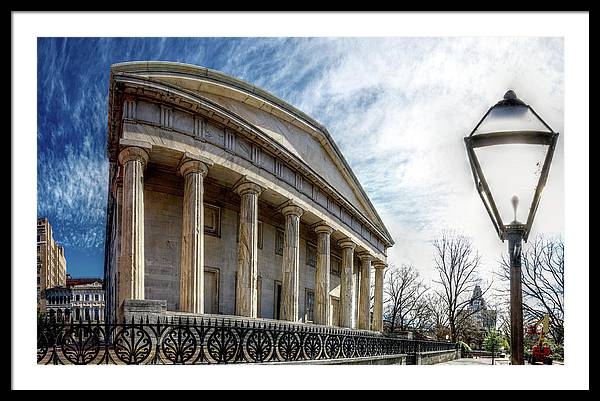 Panorama 3280 Second Bank of the United States - Framed Print